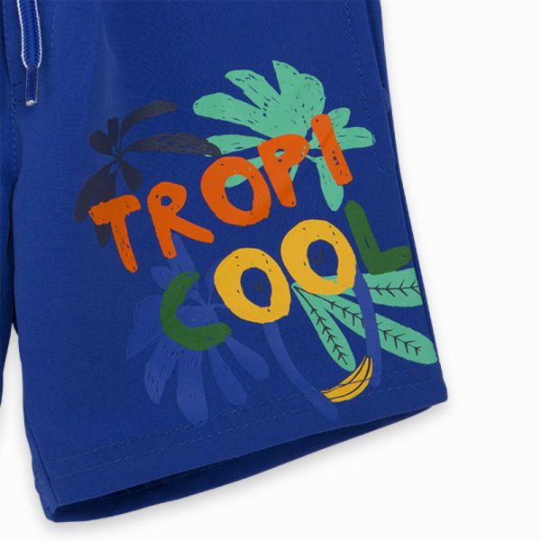 blue message swimming trunks for boys tropicool  2